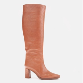 Marco Shoes Botas de tacón con empeine regular marrón 1