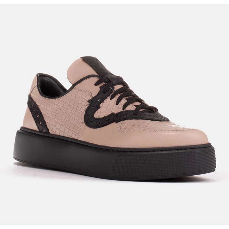 Marco Shoes Deportivas ligeras de piel natural beige 1