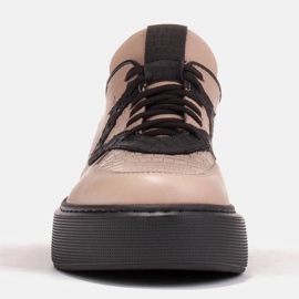 Marco Shoes Deportivas ligeras de piel natural beige 7