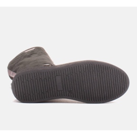 Marco Shoes Botas con cordones y cremalleras decorativas marrón negro 7