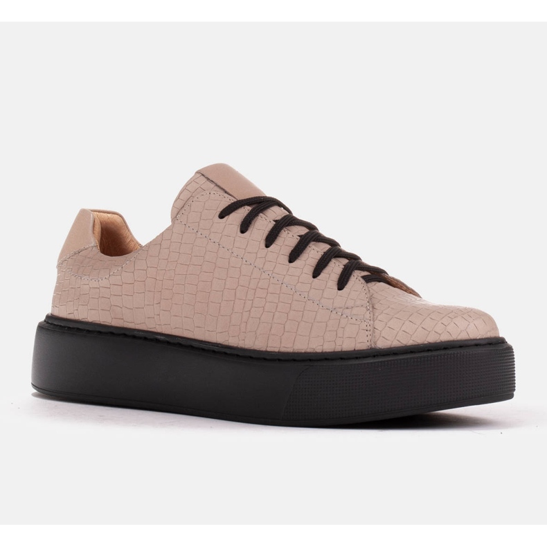 Marco Shoes Zapatillas de napa ligera beige 1