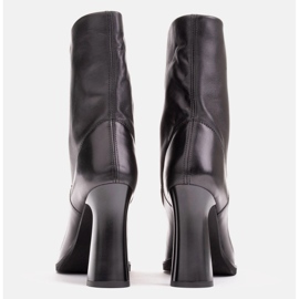 Marco Shoes Botines de piel suave negro 3