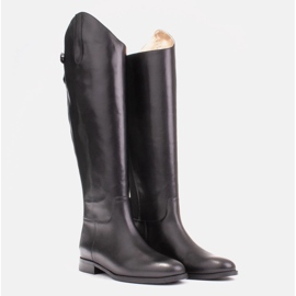 Marco Shoes Botas con cremalleras y goma elástica negro 4