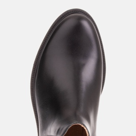 Marco Shoes Botines chelsea con hebilla decorativa negro 7