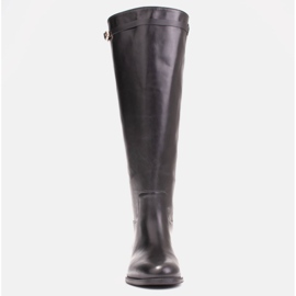 Marco Shoes Botas de piel para pantorrilla ancha negro 2