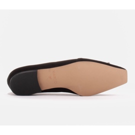 Marco Shoes Bailarinas con piedras decorativas negro 6