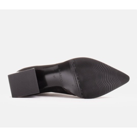 Marco Shoes Botas de nubuck con goma en la parte superior negro 5