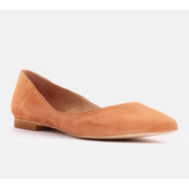 Marco Shoes Bailarinas sutiles naranja 1