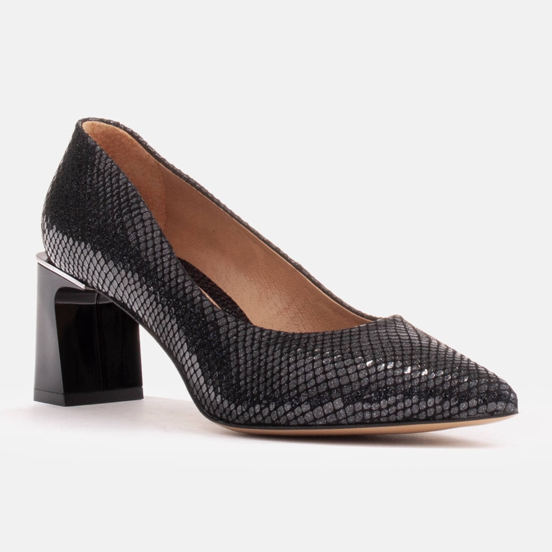 Marco Shoes Salones en ante natural negro 1 Marco Shoes Salones en ante natural negro 1