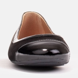 Marco Shoes Cómodas bailarinas con ribete negro 4