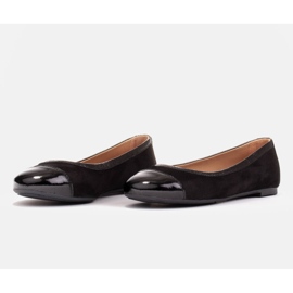 Marco Shoes Cómodas bailarinas con ribete negro 3