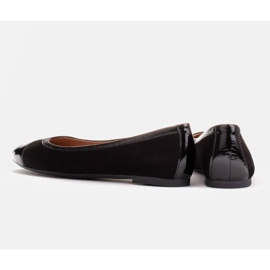 Marco Shoes Cómodas bailarinas con ribete negro 5