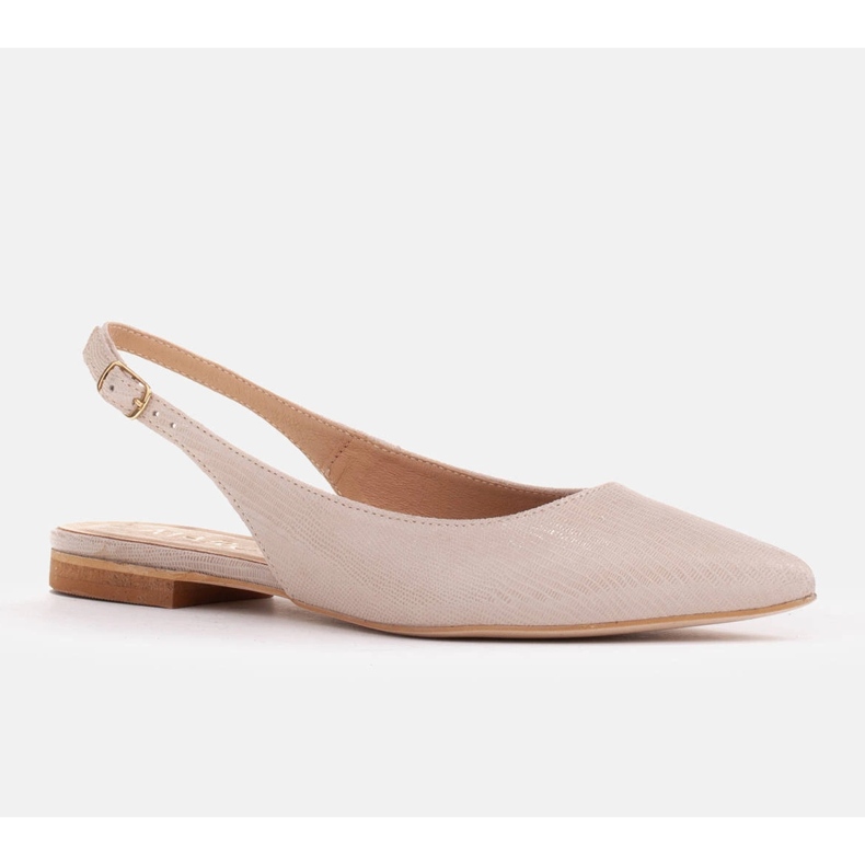 Marco Shoes Sandalias de ante natural en beige 1965P-103-1 1