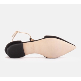 Marco Shoes Sandalias de ante con pulsera en el tobillo negro 5