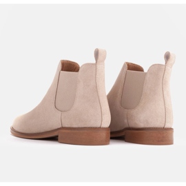 Marco Shoes Botín Chelsea de ante con goma 2210B-813-1 beige 7