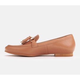 Marco Shoes Mocasín piel flecos 2199P-003-1 marrón 3