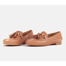 Marco Shoes Mocasín piel flecos 2199P-003-1 marrón 6