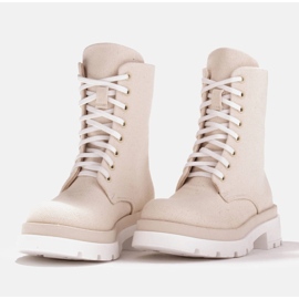 Marco Shoes Botines primavera algodón 2090B-1265-4 beige 9