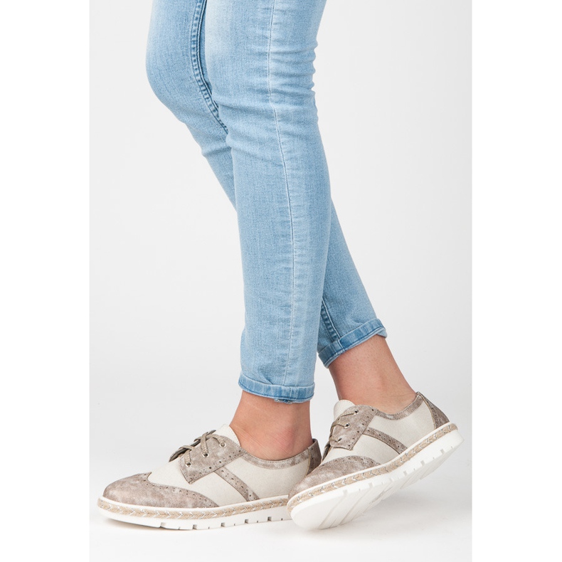 Zapatos con cordones KYLIE marrón 2