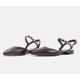 Marco Shoes Sandalias negras con tachuelas negro 5