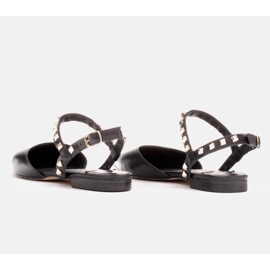 Marco Shoes Sandalias negras con tachuelas negro 6