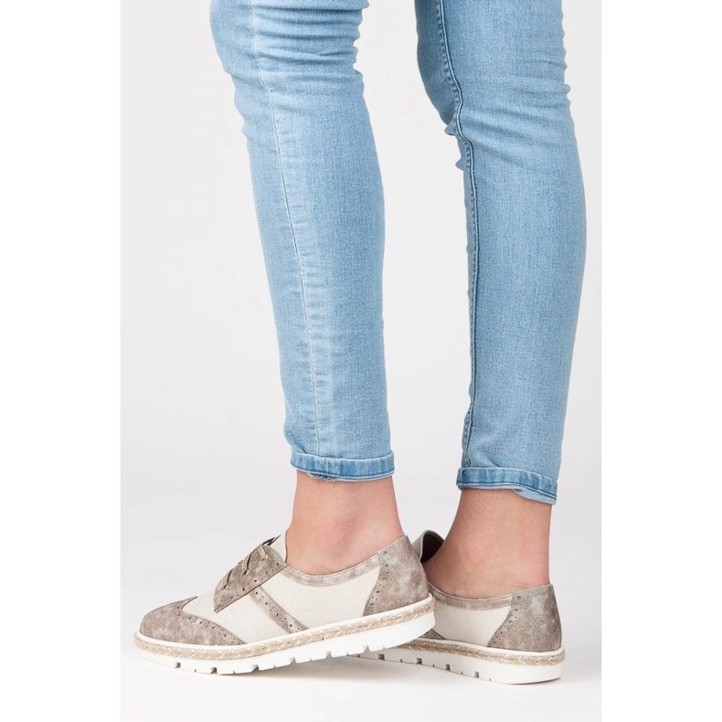 Zapatos con cordones KYLIE marrón 1