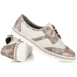 Zapatos con cordones KYLIE marrón 6