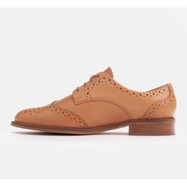 Marco Shoes Zapatos con perforación decorativa marrón 3