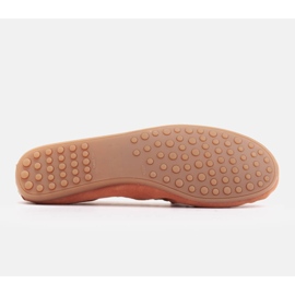 Marco Shoes Mocasines flexibles con elástico naranja 5