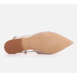 Marco Shoes Sandalias de ante y material transparente beige 5