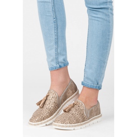 Kylie Alpargatas caladas slipony marrón 5