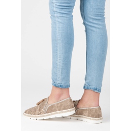 Kylie Alpargatas caladas slipony marrón 4