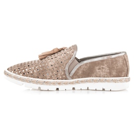 Kylie Alpargatas caladas slipony marrón 2