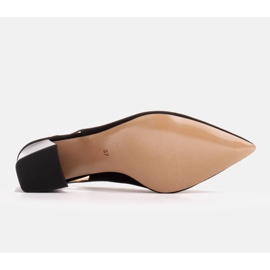 Marco Shoes Sandalias confeccionadas en delicada ante natural negro 6