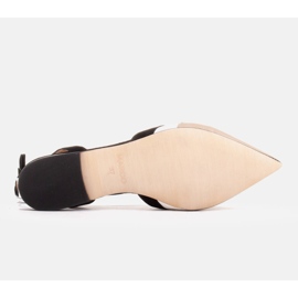 Marco Shoes Sandalias con tira atada beige negro 6