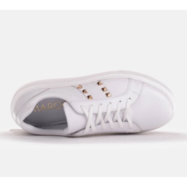 Marco Shoes Deportivas ligeras con tachuelas doradas blanco 7