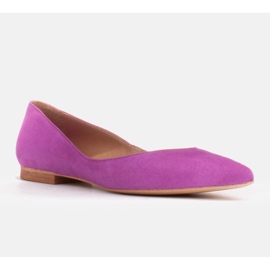 Marco Shoes Bailarinas sutiles rosado 1