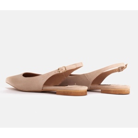 Marco Shoes Sandalias beige ante natural 6