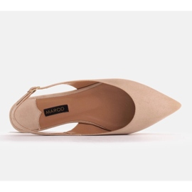 Marco Shoes Sandalias beige ante natural 4