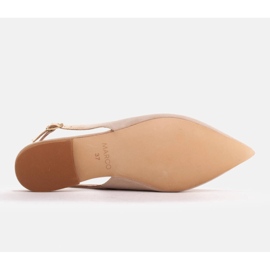Marco Shoes Sandalias beige ante natural 5