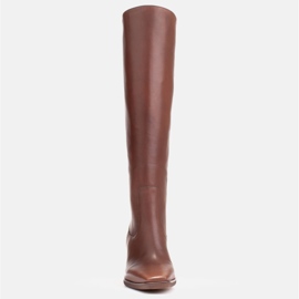 Marco Shoes botas altas clasicas marrón 8