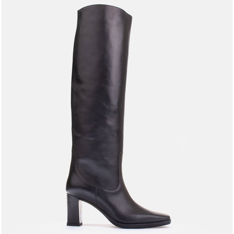 Marco Shoes botas altas clasicas negro 1