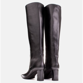 Marco Shoes botas altas clasicas negro 6