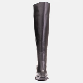 Marco Shoes botas altas clasicas negro 5