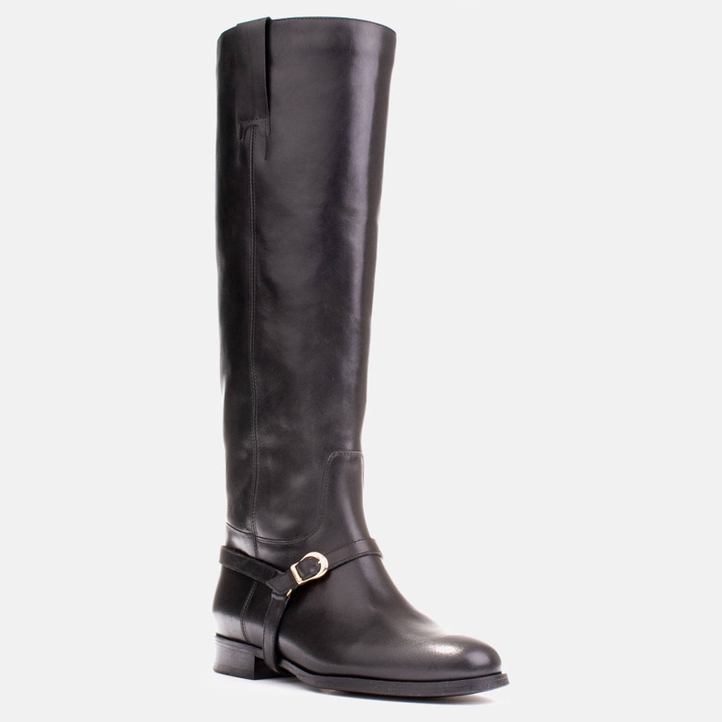 Marco Shoes Botas de montar con pulsera en el tobillo negro 1 Marco Shoes Botas de montar con pulsera en el tobillo negro 1