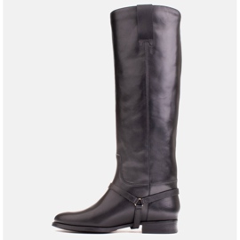 Marco Shoes Botas de montar con pulsera en el tobillo negro 2