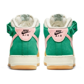Nike Air Force 1 Mid M DR0158-100 beige rosado multicolor verde amarillo 1