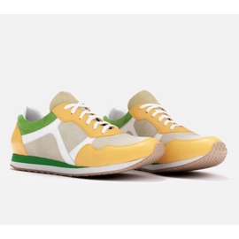 Marco Shoes Deportivas en combinación y piel y ante beige 2 Marco Shoes Deportivas en combinación y piel y ante beige 2