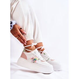 PS1 Deportivas Mujer Atadas Deportivas Deportivas Blanco-Rosa Manila rosado 2 PS1 Deportivas Mujer Atadas Deportivas Deportivas Blanco-Rosa Manila rosado 2