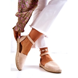 Evento Alpargatas Mujer Hebilla Beige Claro Bonetti 2